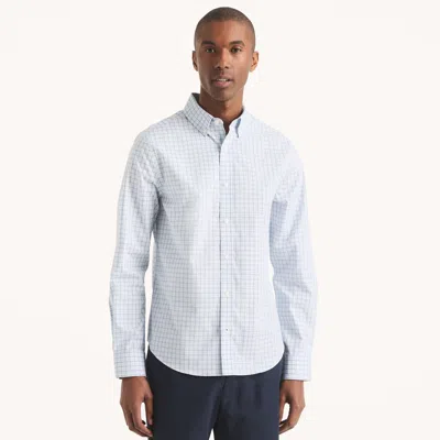 Nautica Mens Slim Fit Wrinkle-resistant Plaid Shirt