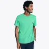 Nautica Mens Solid Crewneck T-shirt In Green