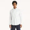 Nautica Mens Solid Oxford Shirt In White