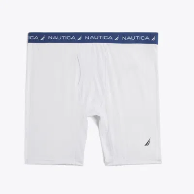 Nautica Mens Solid Performance Undershort In Grey