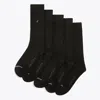 Nautica Mens Solid Ribbed Dress Socks, 5-pack In Multi