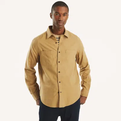 Nautica Mens Solid Shirt In Multi