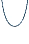 NAUTICA MENS' STAINLESS STEEL BOX CHAIN NECKLACE