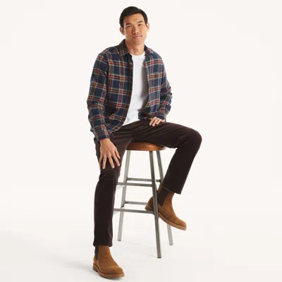 Nautica Mens Stretch Corduroy Pant In Brown