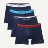 Nautica Mens Stretch Performance Boxer Briefs, 4-pack In Multi