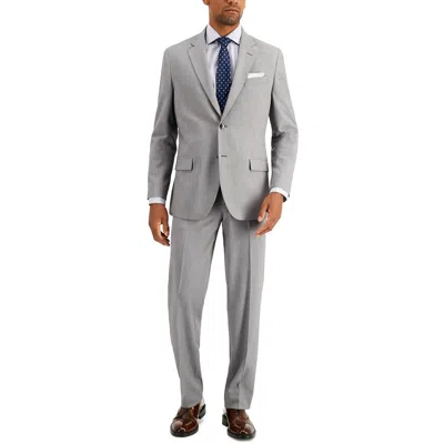 Nautica Mens Stretch Polyester Two-button Suit