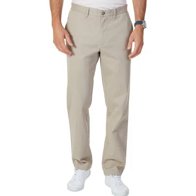 Nautica Mens Stretch Twill Chino Pants In Beige