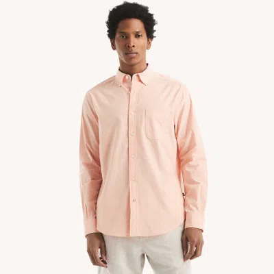 Nautica Mens Striped Oxford Shirt In Multi