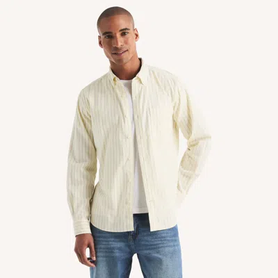 Nautica Mens Striped Oxford Shirt In Multi