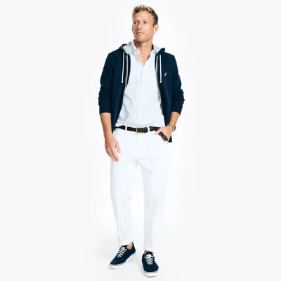 Nautica Mens Striped Short-sleeve Oxford Shirt In Multi