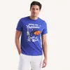 Nautica Mens Surf And Dog Graphic T-shirt In Multi