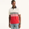 Nautica Mens Sustainably Crafted Classic Fit Chest-stripe Polo In Multi