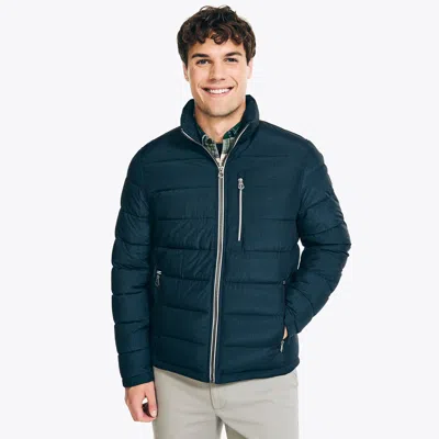 Nautica Mens Sustainably Crafted Full-zip Jacket In Multi