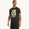 Nautica Mens Sustainably Crafted J-class Graphic T-shirt In Black