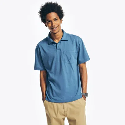 Nautica Mens Sustainably Crafted Relaxed Fit Polo In Multi