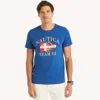 Nautica Mens Team 83 Graphic T-shirt In Blue