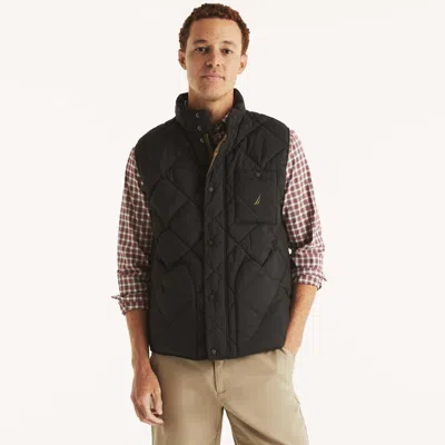 Nautica Mens Tempasphere Utility Vest In Black