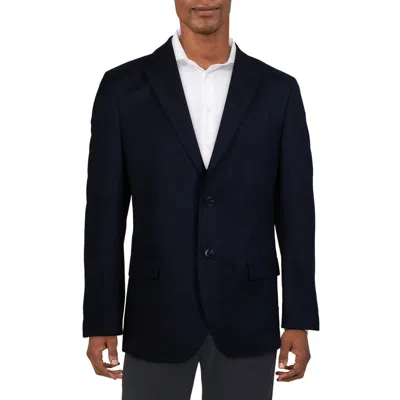 Nautica Mens Textured Polyester Two-button Suit