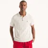 Nautica Mens Textured Sweater Polo In Multi