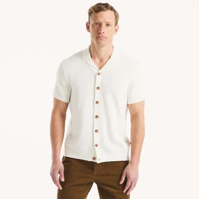 Nautica Mens Textured Sweater Polo In Multi