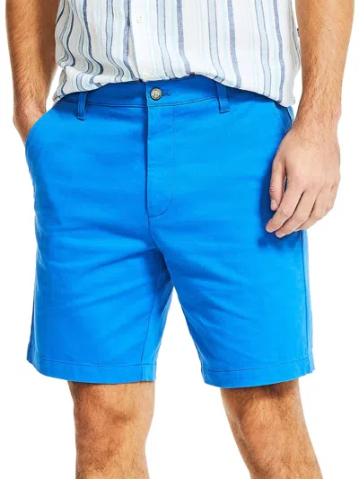 Nautica Mens Twill Classic Casual Shorts In Multi