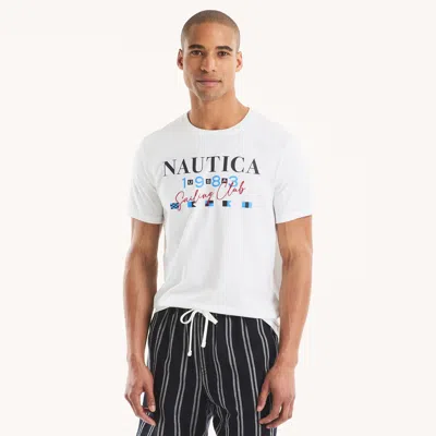 Nautica Mens Vintage Heritage Graphic T-shirt