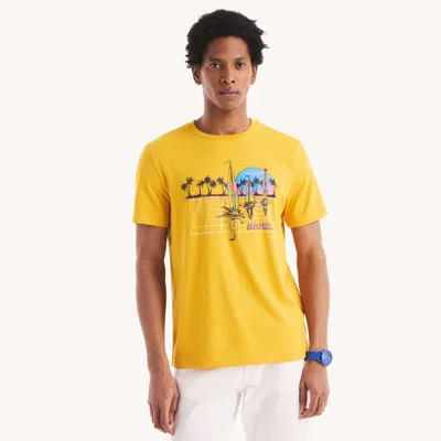 Nautica Mens Vintage Sailing Graphic T-shirt
