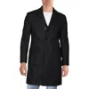 Nautica Mens Wool Blend Midi Car Coat In Pink