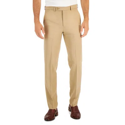 Nautica Mens Woven Comfort Khaki Pants In Camel