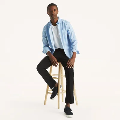 Nautica Mens Wrinkle-resistant Printed Wear To Work Shirt In Multi