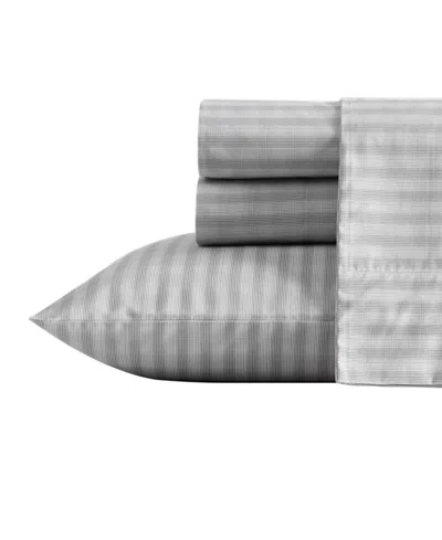 NAUTICA MICHAEL PLAID COTTON PERCALE 3-PIECE SHEET SET, TWIN