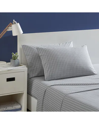 NAUTICA NAUTICA MICHAEL PLAID COTTON PERCALE SHEET SET