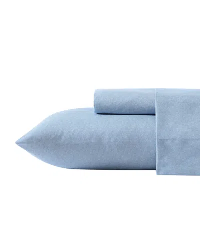 Nautica Closeout!  Microfiber 3 Piece Sheet Set, Queen In Herringbone