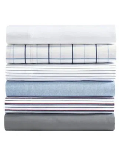 Nautica Microfiber Sheet Sets In Herringbone