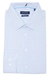 Nautica Microprint Regular Fit Dress Shirt In Animal Print
