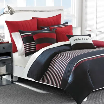 Nautica Mineola Full/queen Duvet Set In Navy