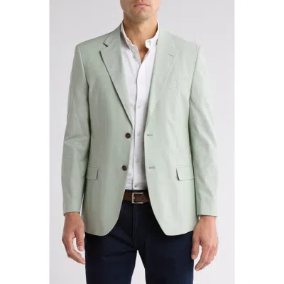 Nautica Mint Solid Stretch Cotton Sport Coat