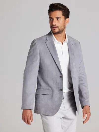 Nautica Modern Fit Microsuede Sport Coat In Gray