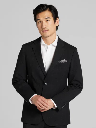 Nautica Modern Fit Pinstripe Suit In Multi