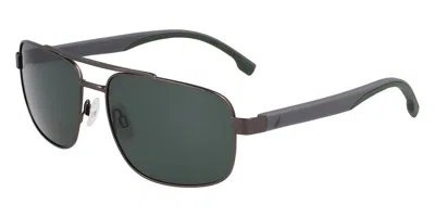 Nautica N104sp Polarized 030 Men's Sunglasses Gunmetal Size 59 In Gray