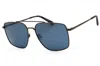 Nautica N106sp Polarized Rectangular Sunglasses In Gray