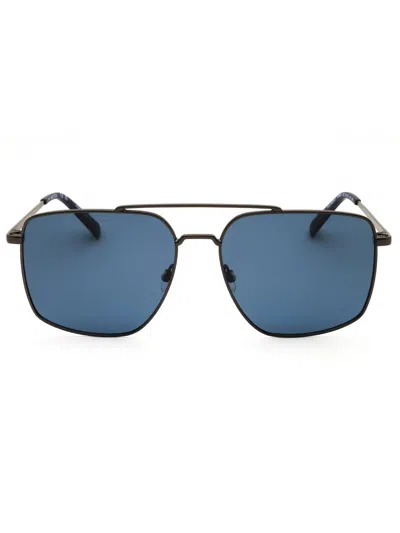 Nautica N106sp Sunglasses In Matte Gold/green