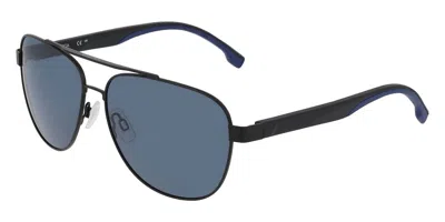 Nautica N107sp 005 Occhiali Da Sole Neri Per Uomo In Matte Black