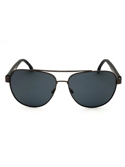 Nautica N107sp Sunglasses In Matte Gunmetal/dark Grey