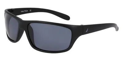Nautica N2239s 005 Men's Sunglasses Black Size 62