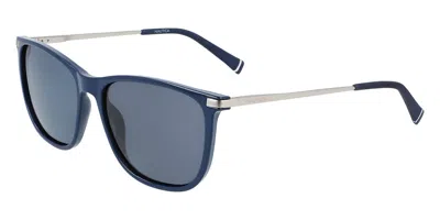 Nautica N3660sp 410 Men's Sunglasses Blue Size 56