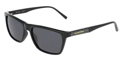 Nautica N6270s 001 Men's Sunglasses Black Size 58