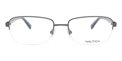 Nautica N7301 030 Occhiali Da Vista Grigi Per Uomo (solo Montatura) In Transparent