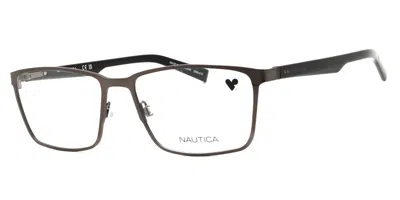 Nautica N7323 030 Occhiali Da Vista Gunmetal Per Uomo (solo Montatura) In Gray
