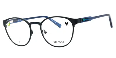 Nautica N7345 420 Occhiali Da Vista Blu Per Uomo (solo Montatura) In Black